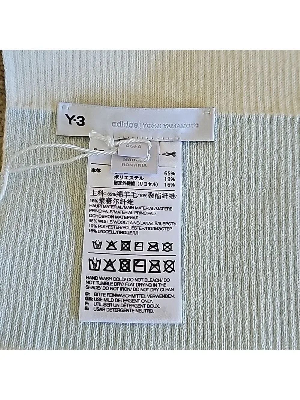 Y-3 Knit Scarves Unisex